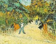 Entrance to the Public Park in Arles Vincent Van Gogh